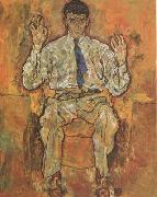 Egon Schiele Portrait of the Painter Paris von Gutersloh (mk12) oil painting artist